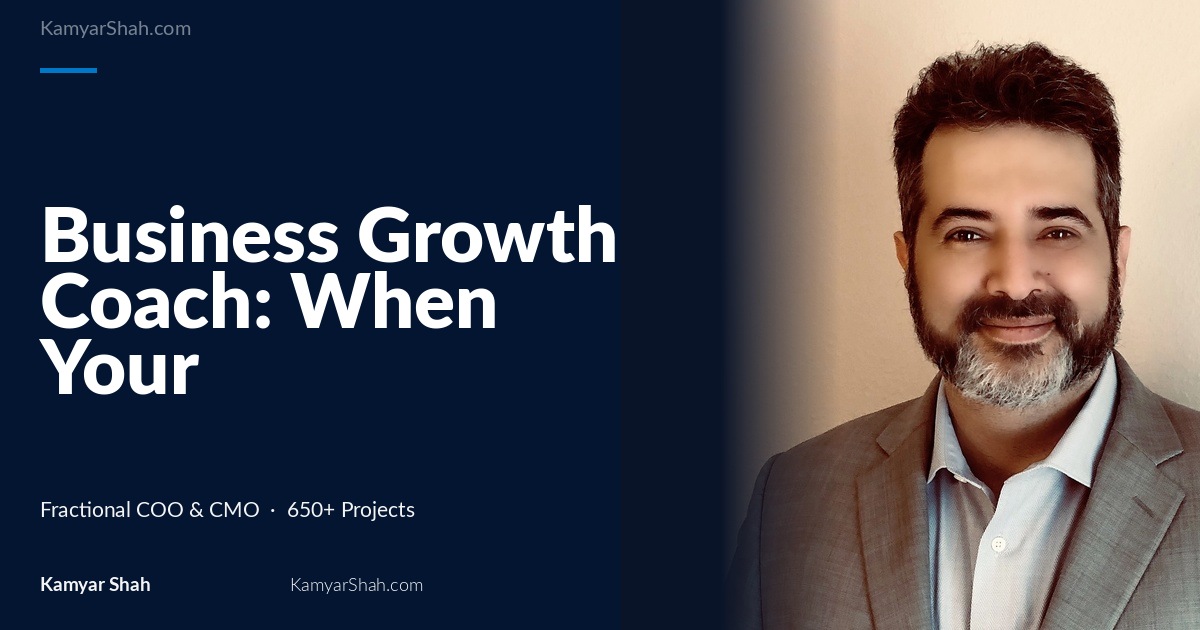 Business Growth Coach: When Your Company Stops Scaling