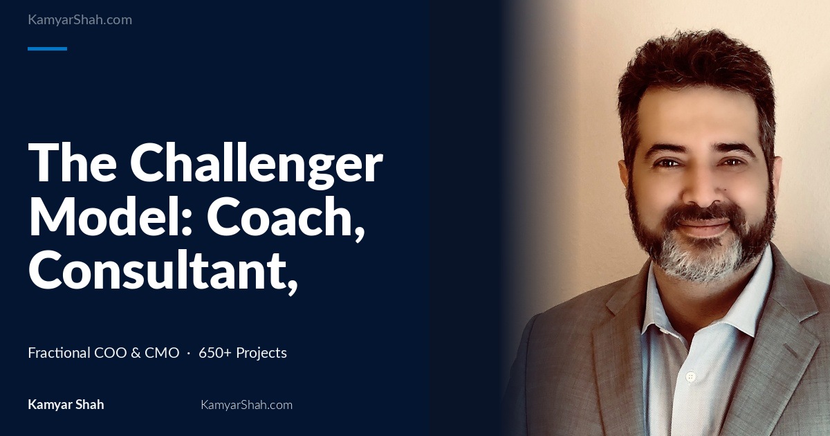 The Challenger Model: Coach, Consultant, or Challenger?