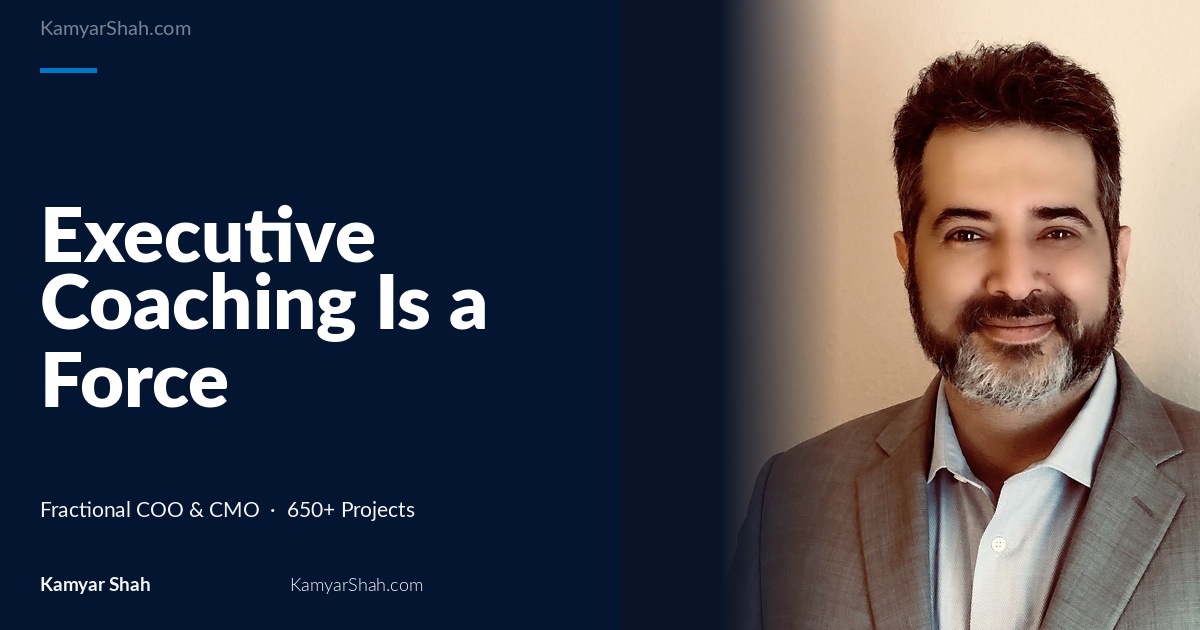 Executive Coaching Is a Force Multiplier But Only After the Operating System Is Rebuilt