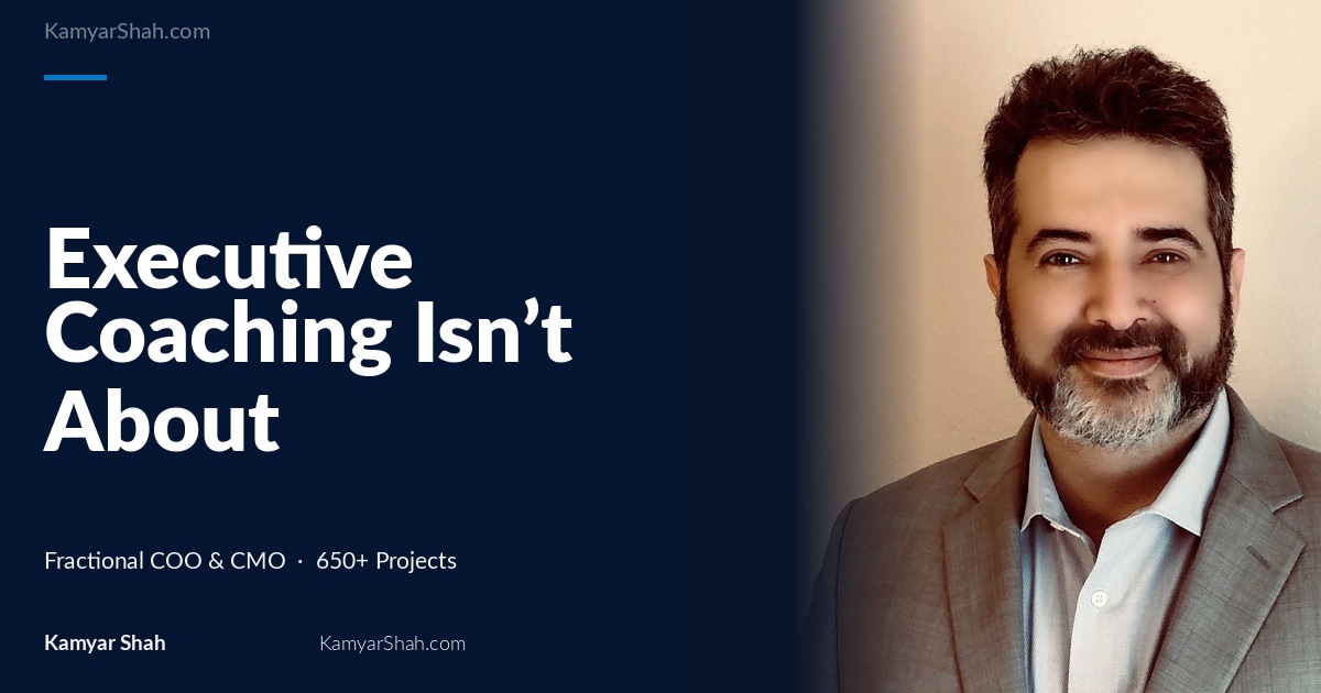 Executive Coaching Isn’t About Fixing You: It’s About Removing the Leadership Ceiling You Can’t See