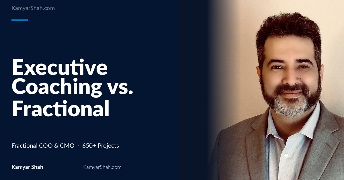 Executive Coaching vs. Fractional Leadership: What Moves the Needle Faster?