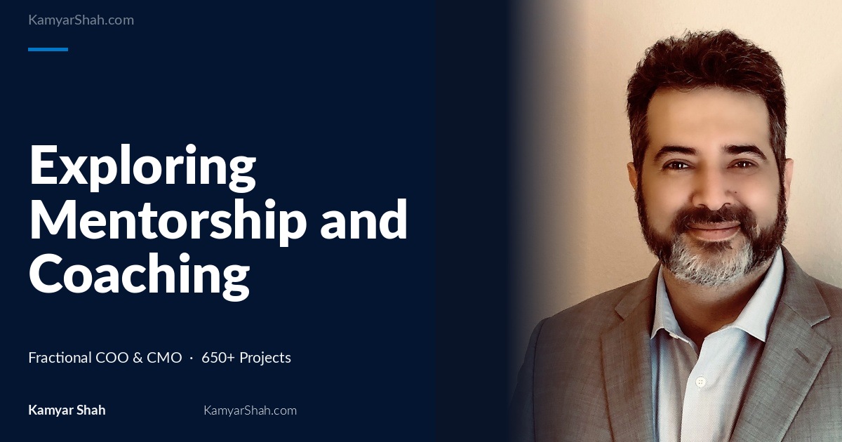 Exploring Mentorship and Coaching Opportunities Across Technology, eCommerce, Medical, and Startup Sectors