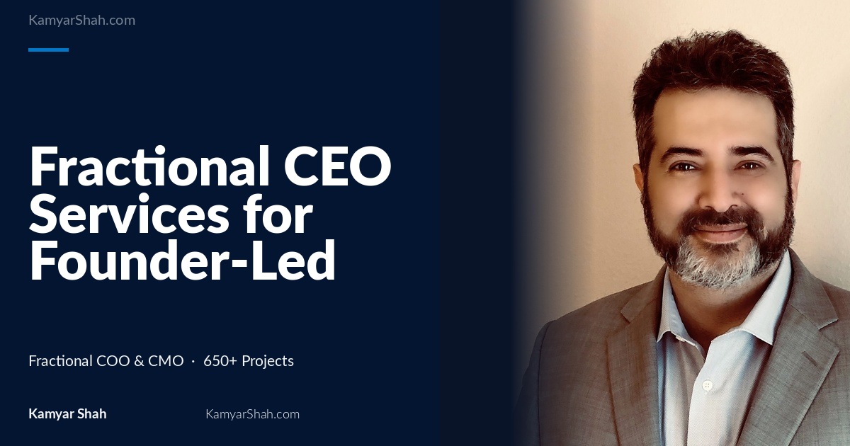Fractional CEO Services for Founder-Led Companies