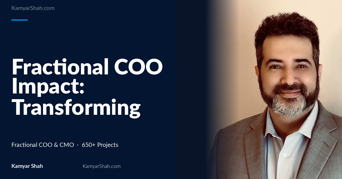 Fractional COO Impact: Transforming Business Bottlenecks into Scalable Operational Blueprints
