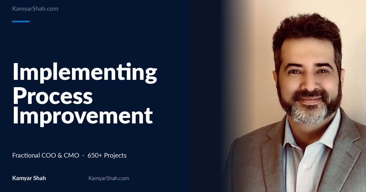 Implementing Process Improvement Methodologies Across Industries: Driving Efficiency in Medical, Technology, eCommerce, and Startup Sectors