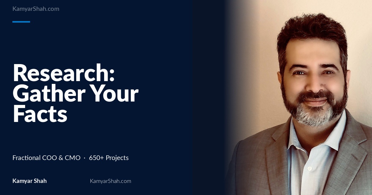 Research: Gather Your Facts for Better Decision Making