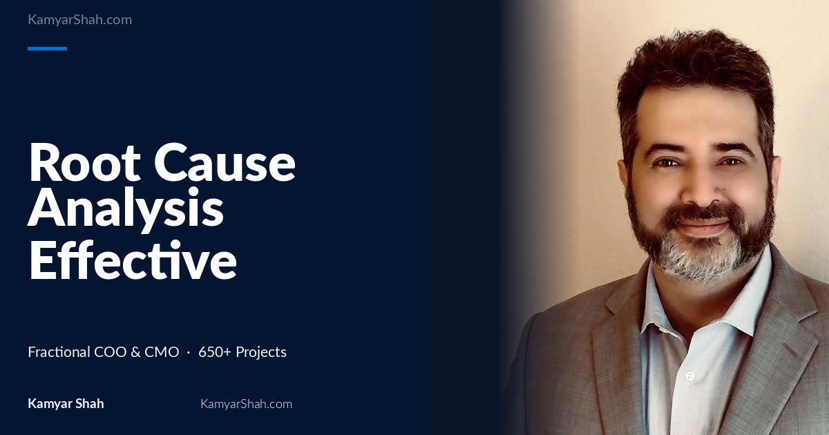 Root Cause Analysis Effective Techniques and Strategies for Sustainable Problem-Solving