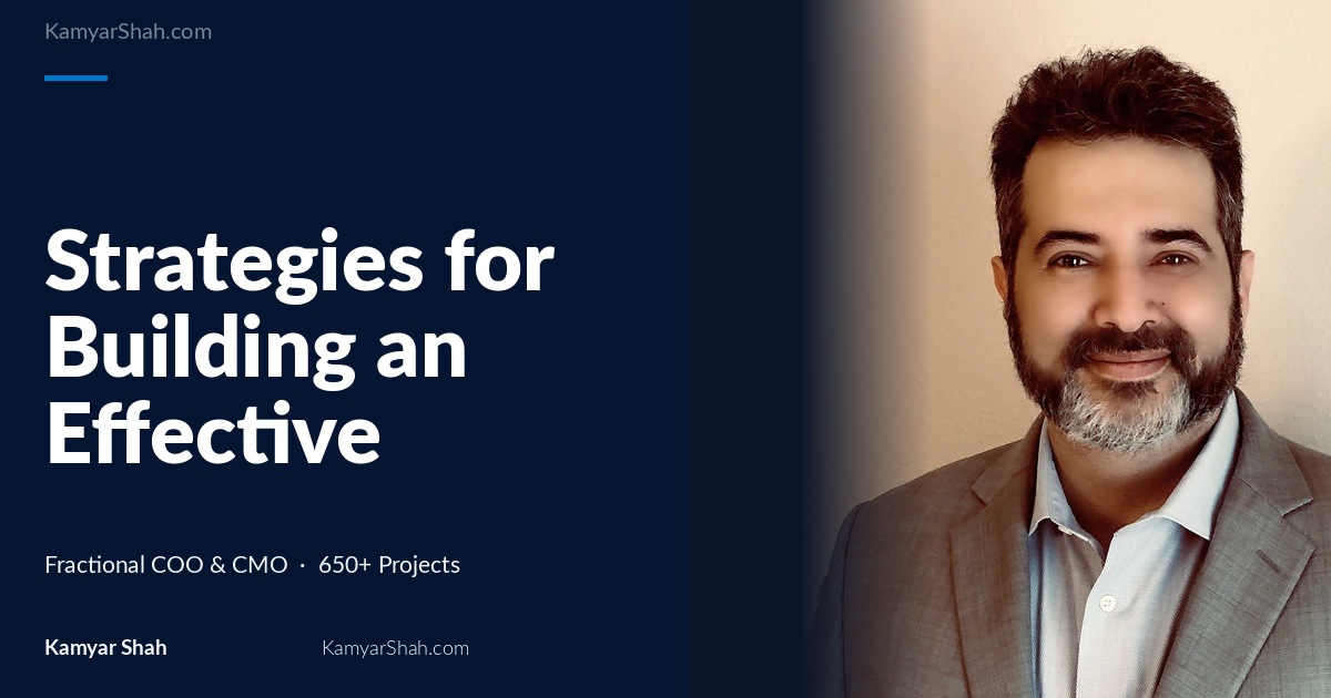 Strategies for Building an Effective Sales Team Across Technology, eCommerce, Startup, and Medical Sectors