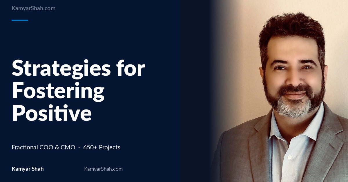 Strategies for Fostering Positive Workplace Culture and Managing Employee Relations in Medical, Technology, eCommerce, and Startup Sectors