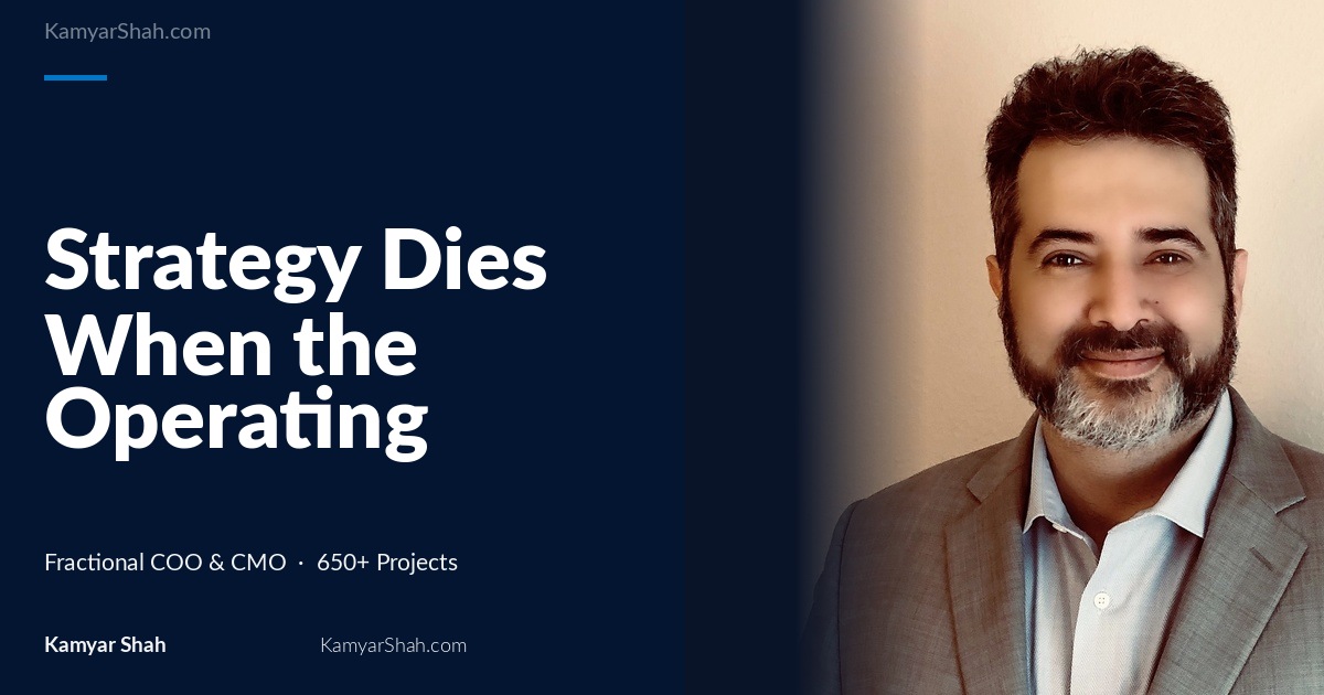 Strategy Dies When the Operating System Isn’t Rebuilt