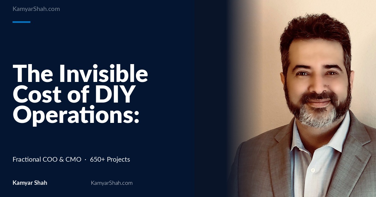 The Invisible Cost of DIY Operations: How Budget-Conscious Founders Can Stop Paying the DIY Tax