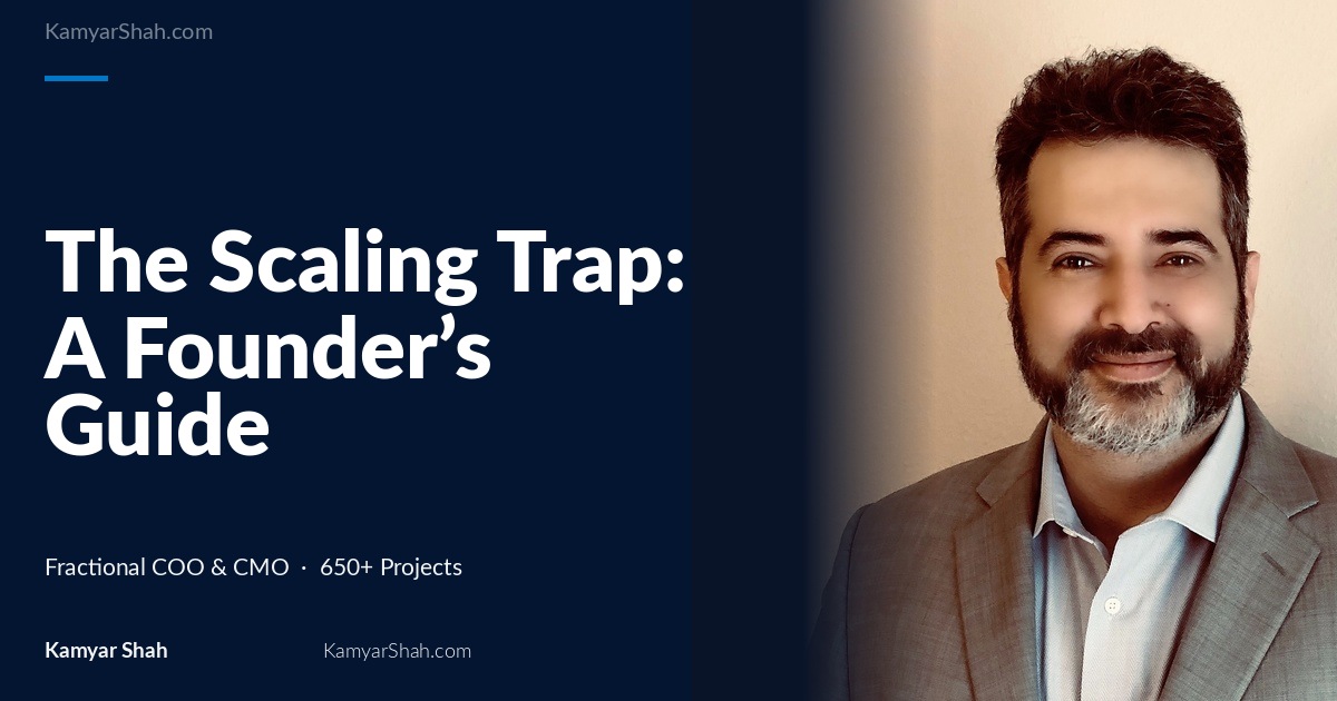 The Scaling Trap: A Founder’s Guide to Recognizing the Signs You’re Ready for a Fractional COO
