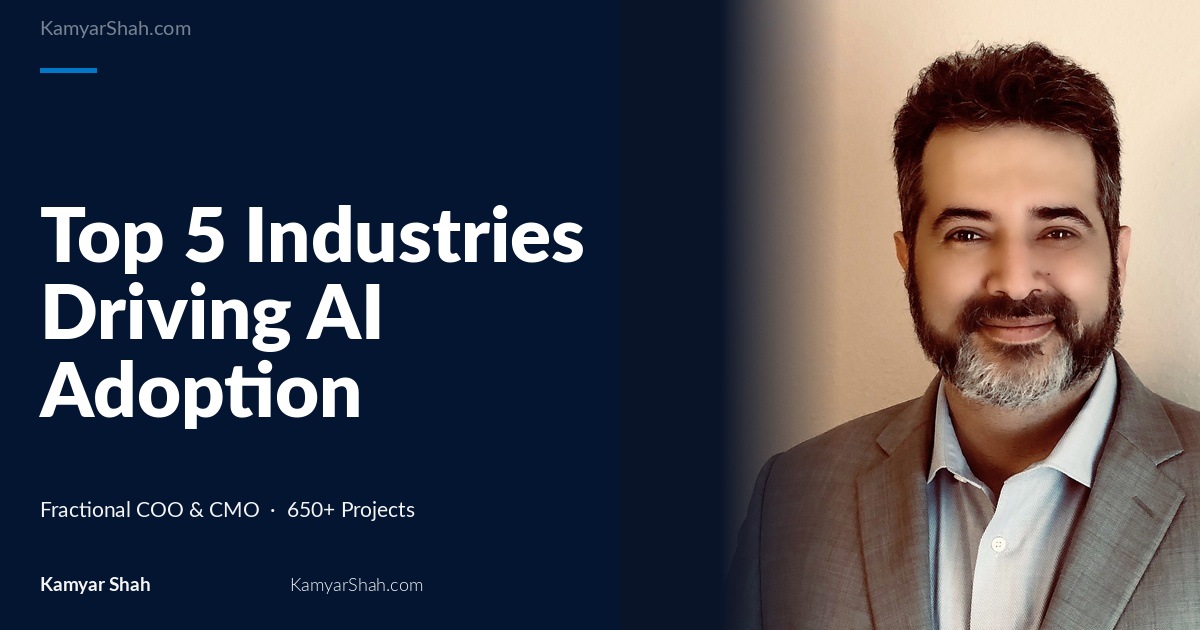 Top 5 Industries Driving AI Adoption and Innovation in 2025