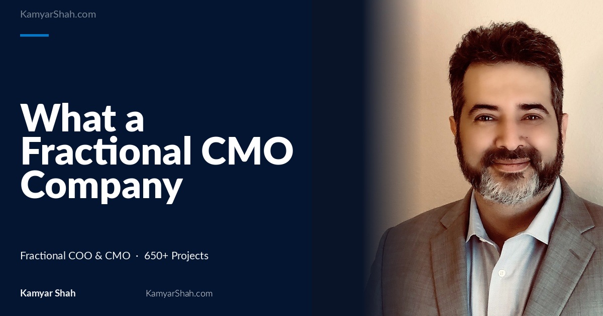 What a Fractional CMO Company Delivers: The WCG Model