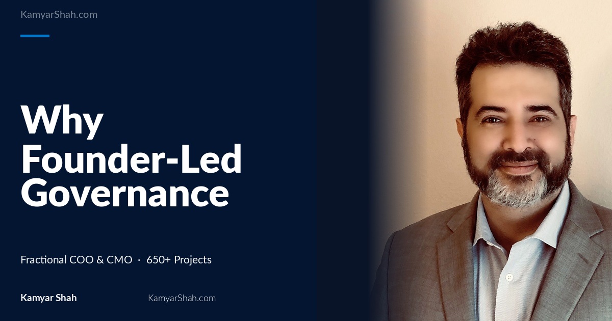 Why Founder-Led Governance Collapses Past a Certain Complexity Threshold