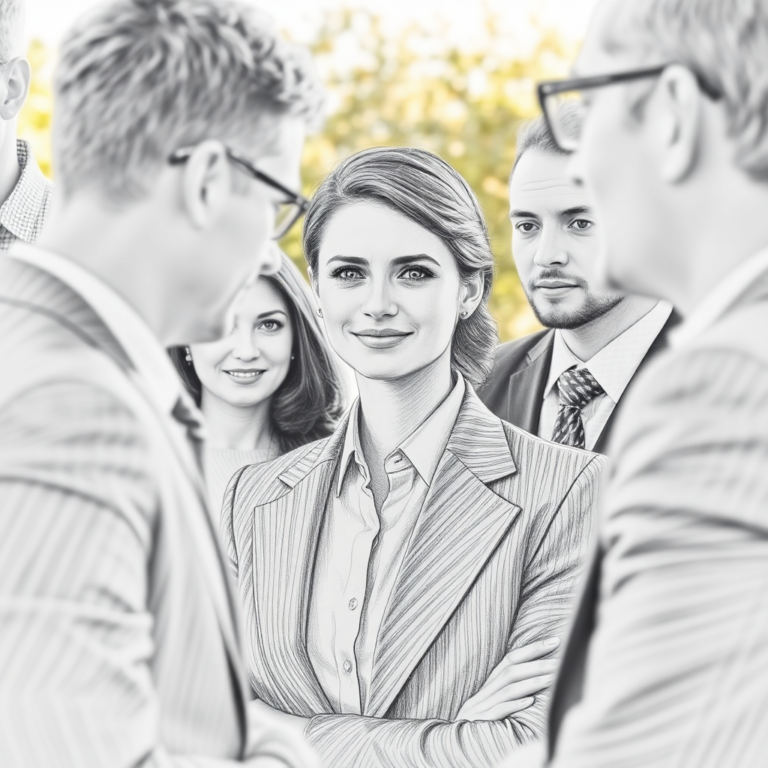 Biz professional gathering