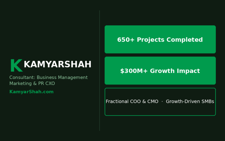 Shah Kamyar Fractional CEO