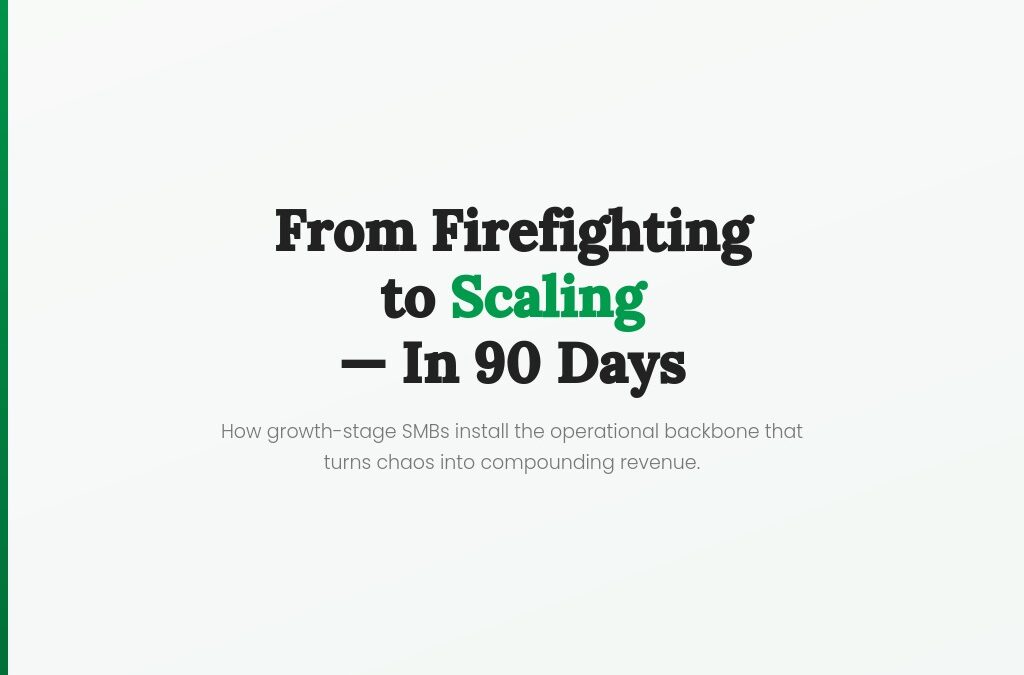 Business Strategy by Revenue Stage: $2M to $25M