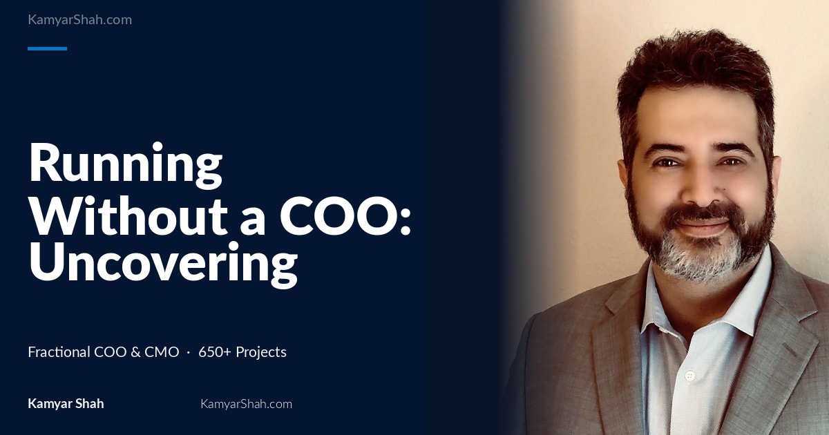 Running Without a COO: Hidden Costs and Strategic Opportunities