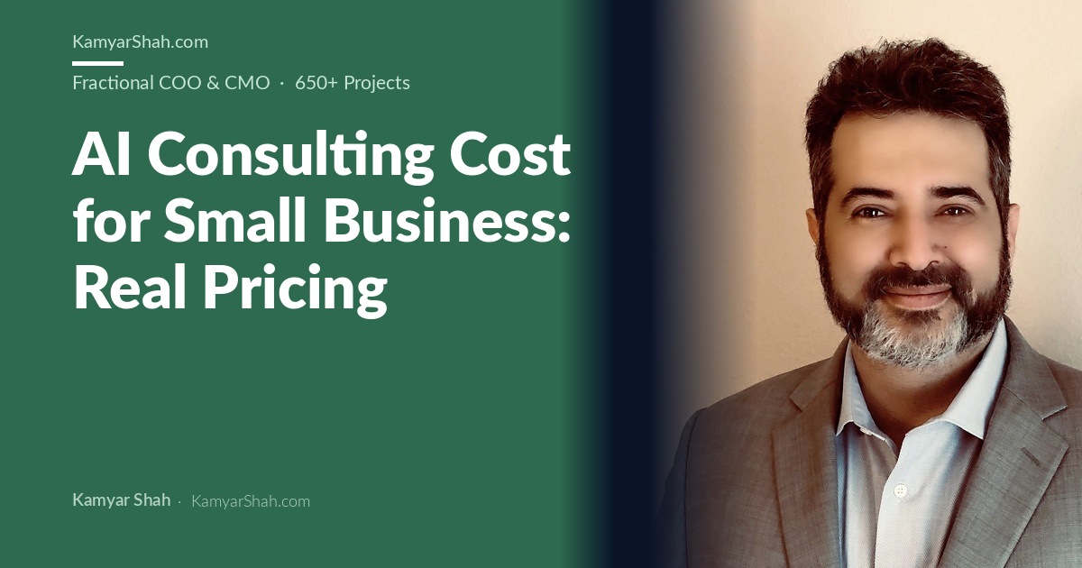AI Consulting Cost for Small Business: Real Pricing