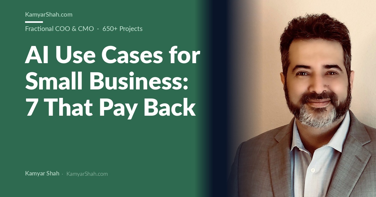 AI Use Cases for Small Business: 7 That Pay Back