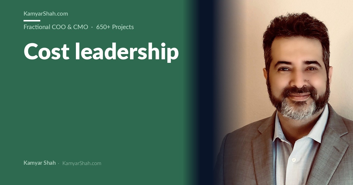 Cost leadership