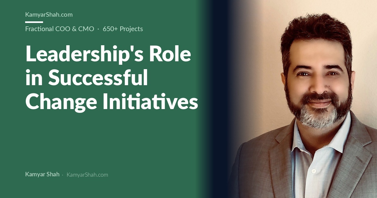 Leadership’s Role in Successful Change Initiatives