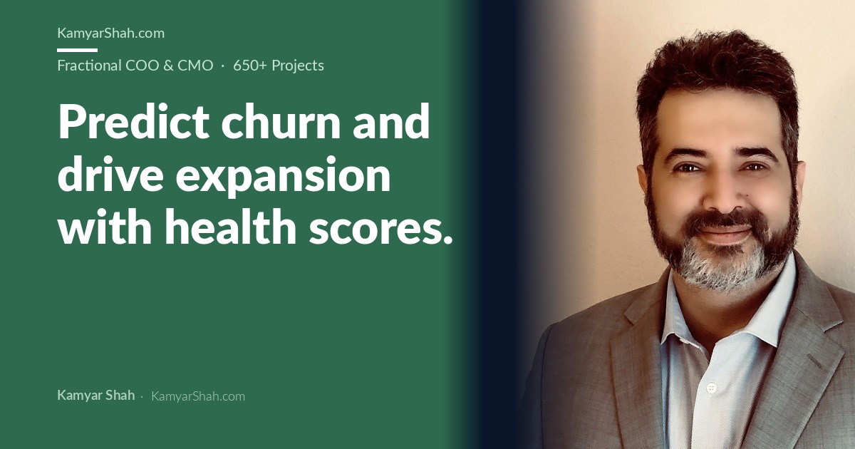 Predict churn and drive expansion with health scores.