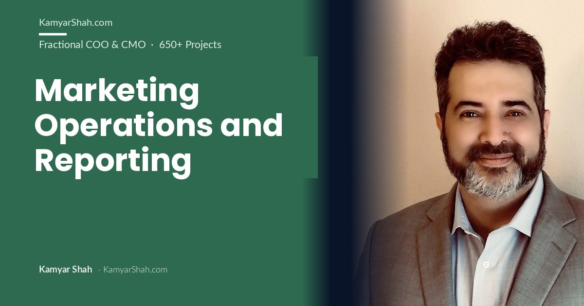 Marketing Operations and Reporting