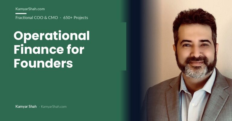 Operational Finance for Founders